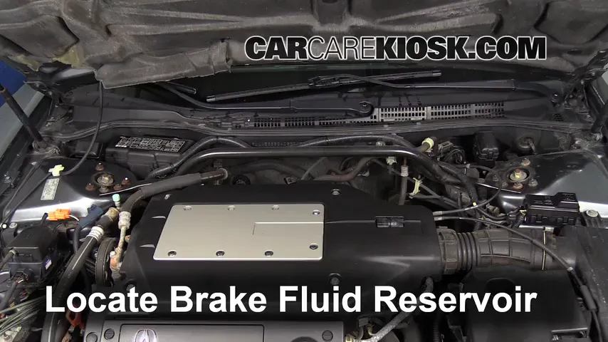 2002 Acura TL 3.2L V6 Brake Fluid Check Fluid Level
